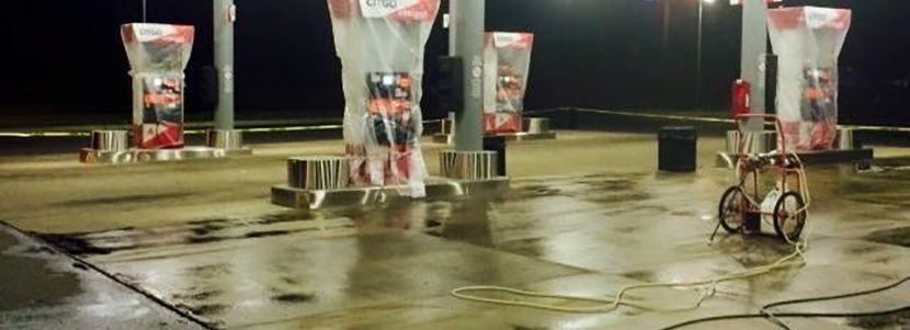 CONCRETE CLEANING Chewing gum, stains, and other buildup are all out of the equation with our concrete cleaning service. We’ll restore your hardscapes, including parking lots, sidewalks, driveways, parking garages, and more.
