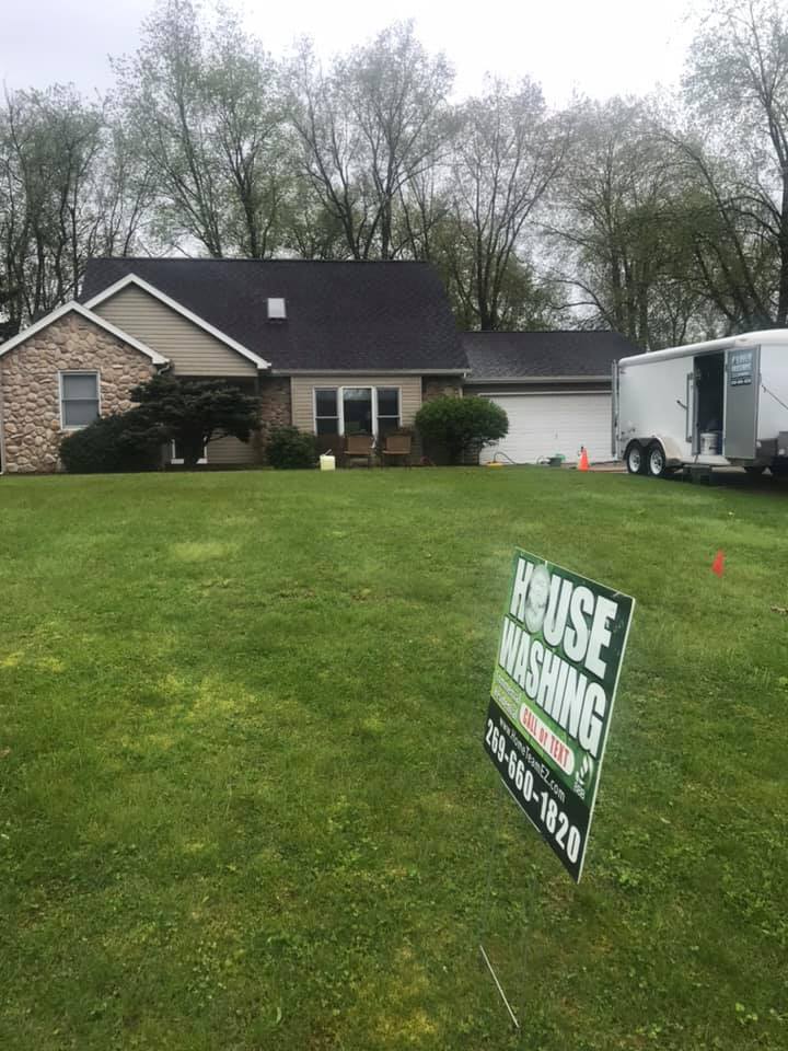While we all know why a clean home is important, we might not know how to keep it clean. If you want to sell, is your home making the most of its “first impression” potential? Home Team Power Clean is western Michigan’s resource for a house washing service that puts your property on the map and helps it stand out above the other homes in your neighborhood. A New Level Of Clean A beautiful property can get hidden behind a layer of dirt and grime. Our house washing service is a great option for any exterior – vinyl, composite, wood, stone, and stucco – Home Team provides the appearance that most homeowners yearn for. Home Team delivers successful results thanks to our complete commitment to quality. All of the technology, cleaners, and equipment at your property will be cutting edge. And they’ll be deployed by a team who knows how to safely restore your exterior for 20 years and running. Behind Our Process We care about the long-term value of your home exterior. That’s why, instead of a conventional pressure washing service, we have a soft washing system designed to combat dirt without the forceful impact. Cutting Edge Technology: Our state-of-the-art mobile system dispels water at high and low pressure with finesse to: Remove dirt, dust, and grit Kill and remove algae, mold, and mildew Eliminate stains, streaks and cobwebs With water softening technology, plant-friendly detergents that actually clean your home, the sky’s the limit when it comes to our cleaning capabilities. Our goal is to create a beautiful home for every customer. With our house washing service, that first impression is yours for the taking. Most Home Team clients will tell us: “My home has never looked this good before!”